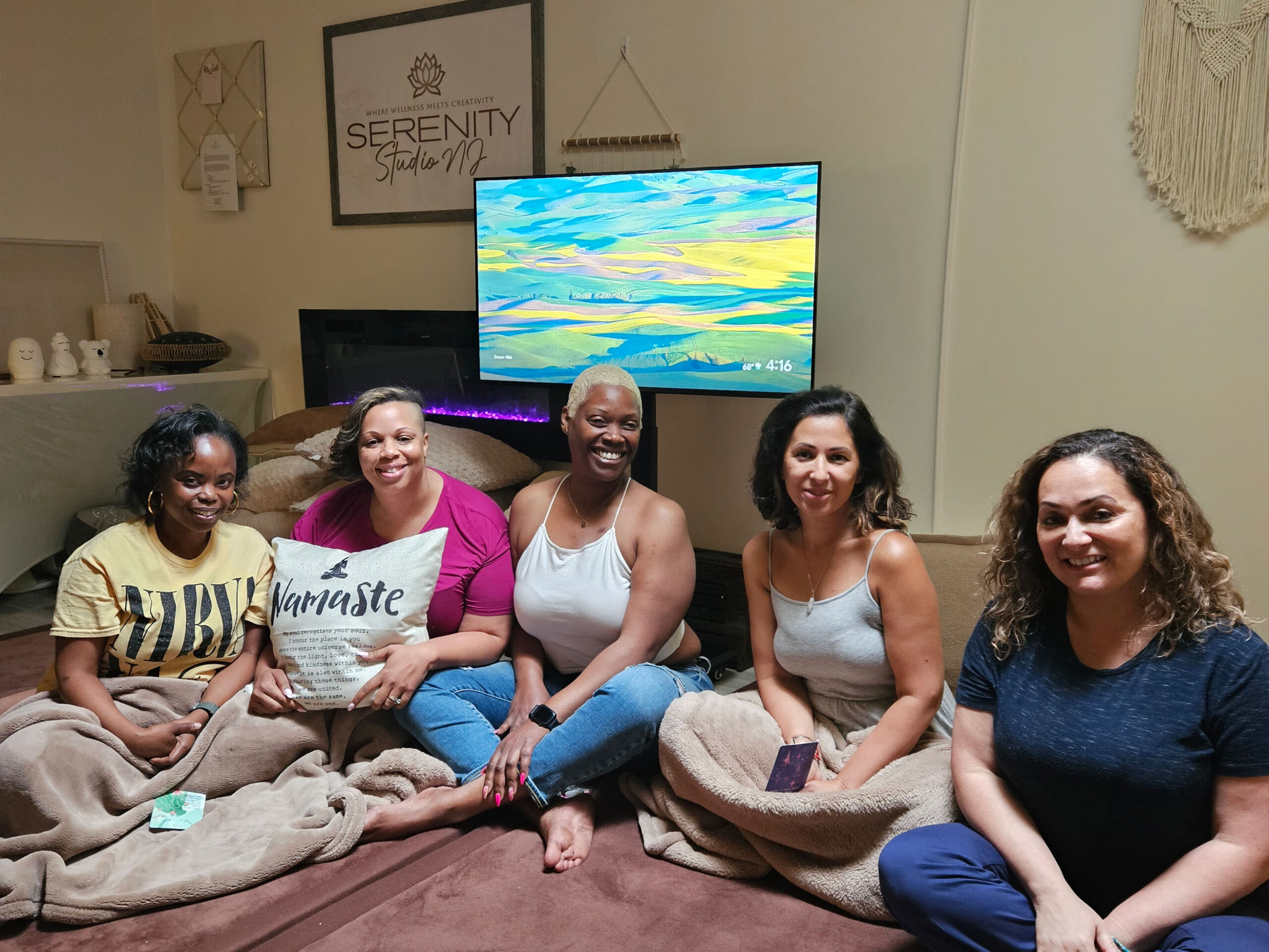 adult group sitting